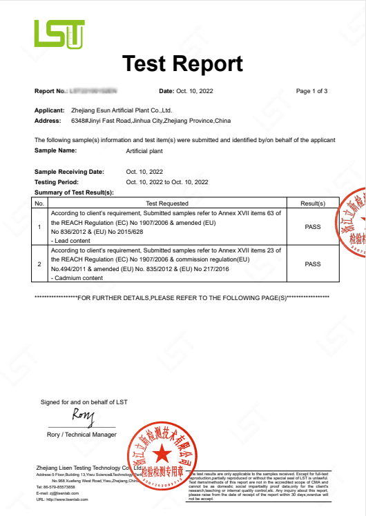 10 oct 2022 LST TEST REPORT