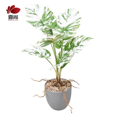 Artificial Plant Leaves Without Pot